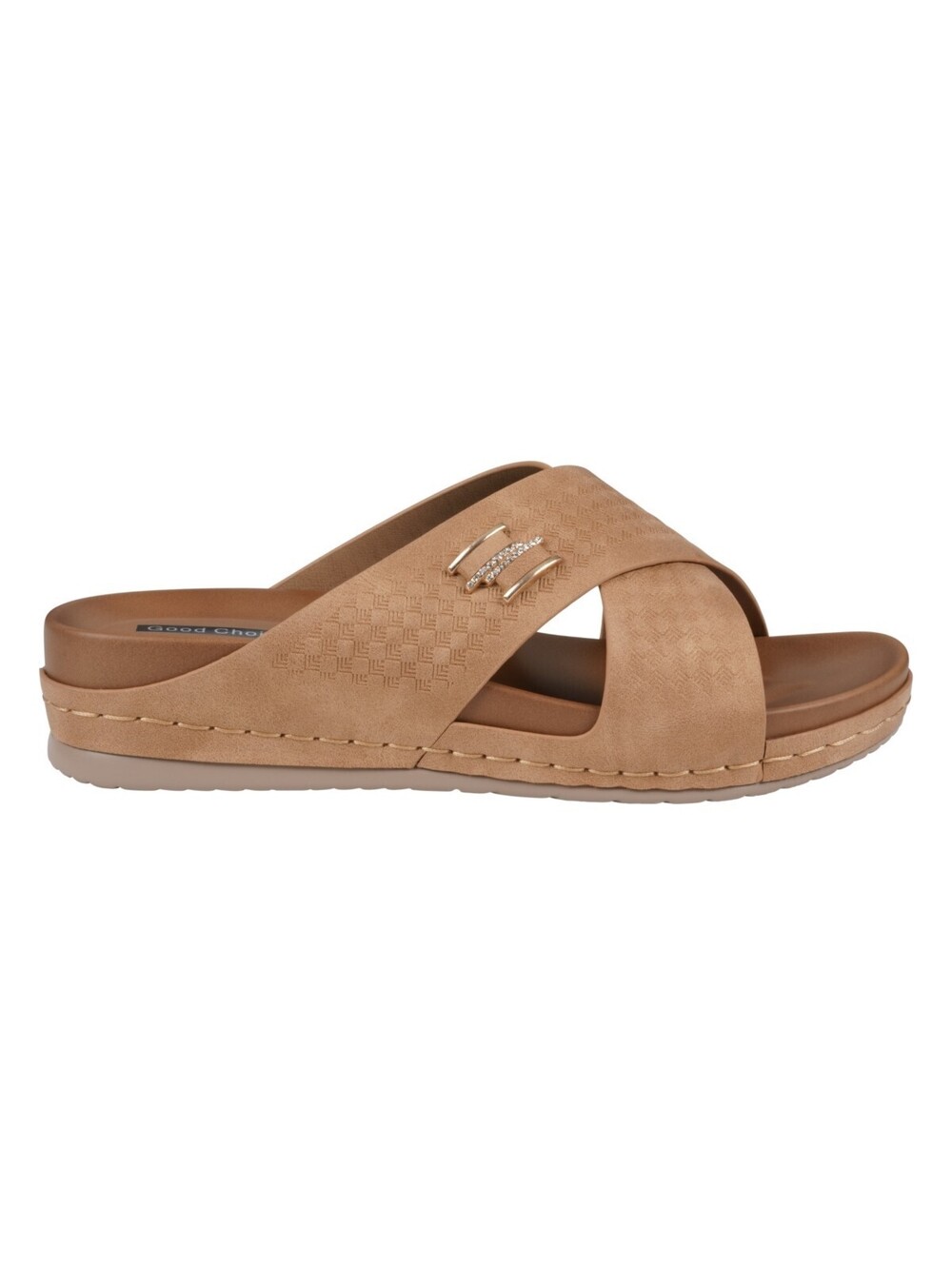 GC Shoes Womens Carter Slip-O Tan 8M